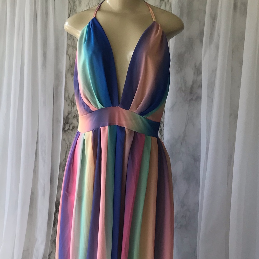 Colorful Maxi Dress - Picture 7 of 8
